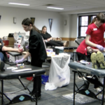 KU students give back at third Red Cross Blood Drive of the year