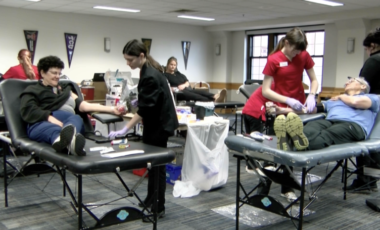 KU students give back at third Red Cross Blood Drive of the year