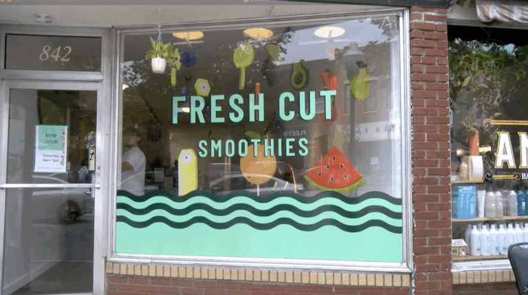 Fresh Cut Smoothies brings a healthy splash of color to Downtown Lawrence