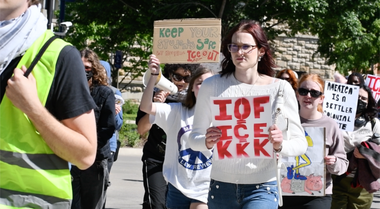 KU students join global May Day movement